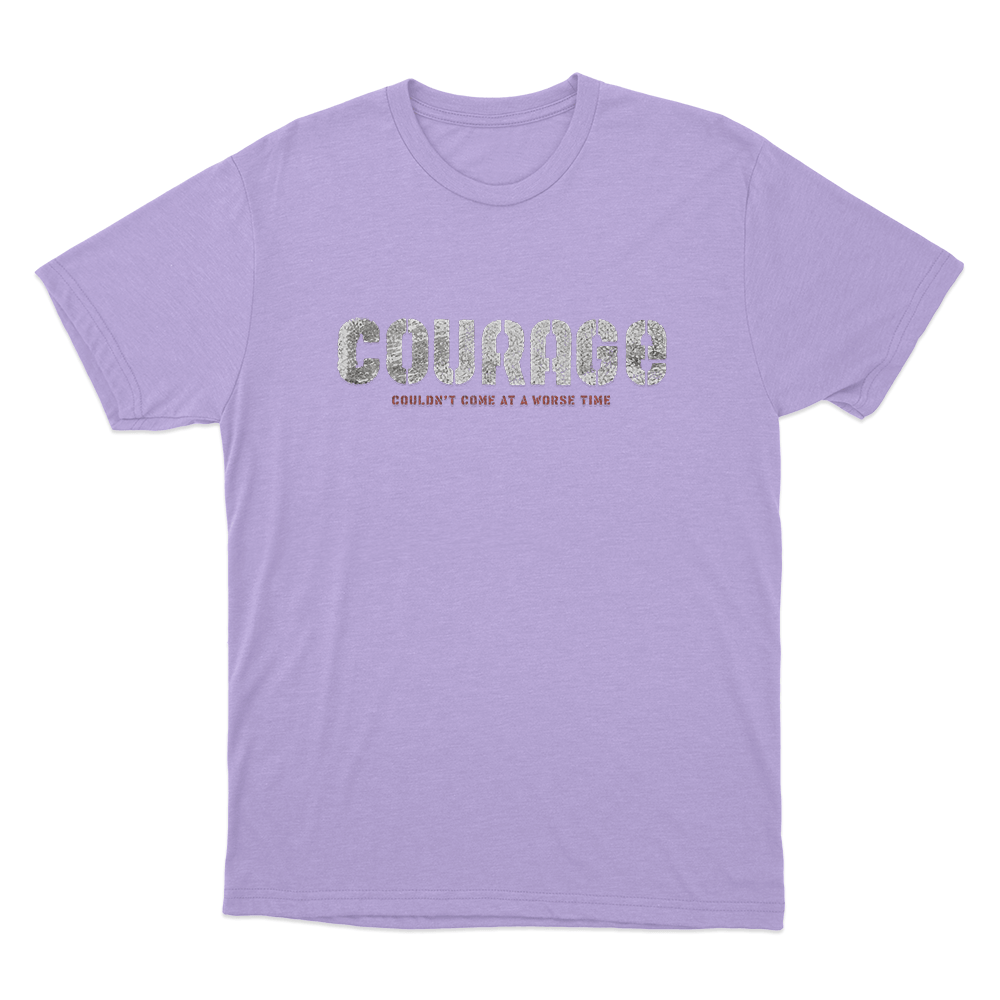 Courage Unisex T Shirt Purple Courage Unisex T Shirt Purple
