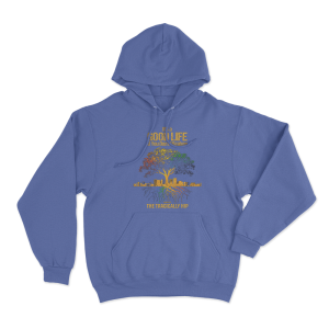 Its A Good Life Unisex Hoodie Blue