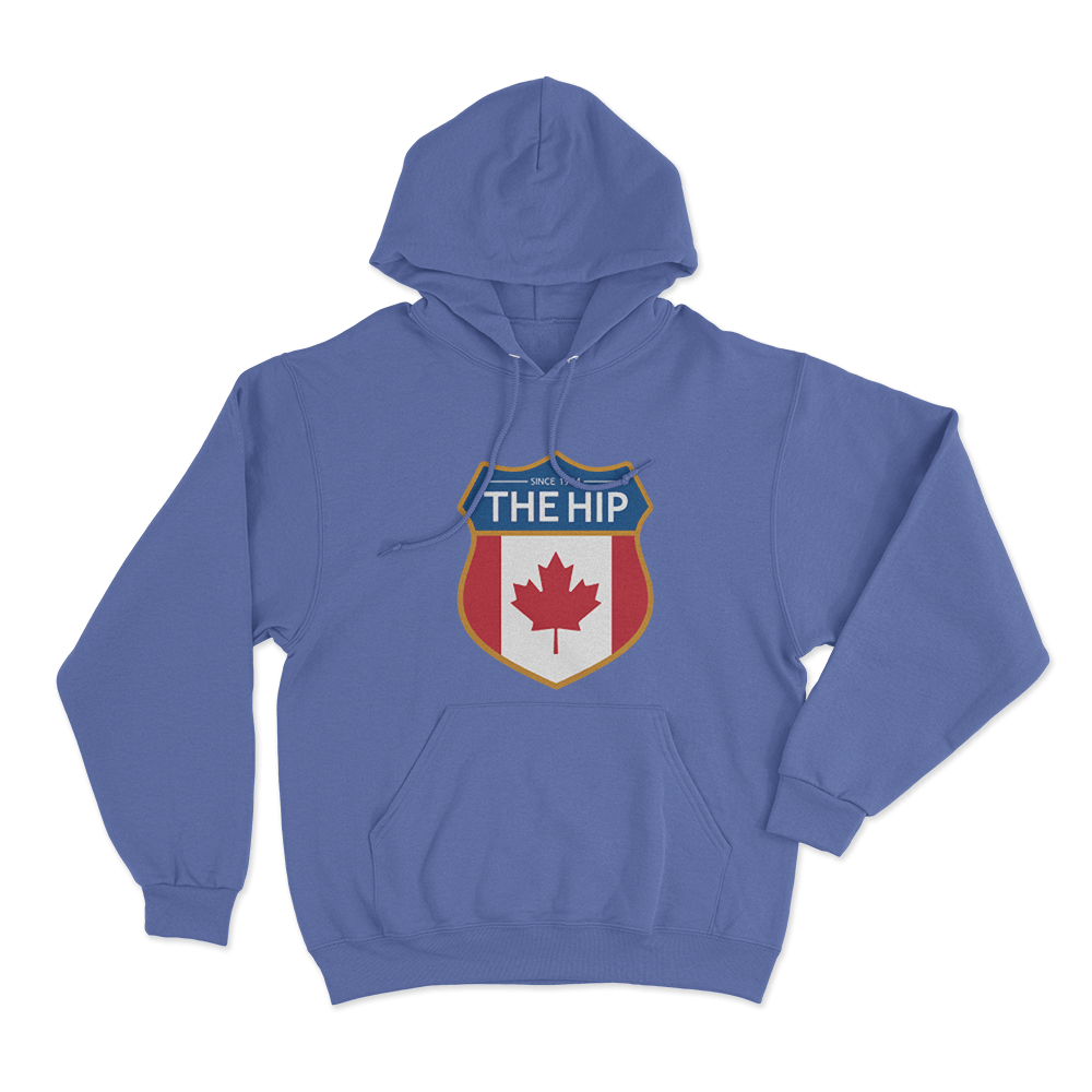 The Hip Crest Unisex Hoodie Blue The Hip Crest Unisex Hoodie Blue