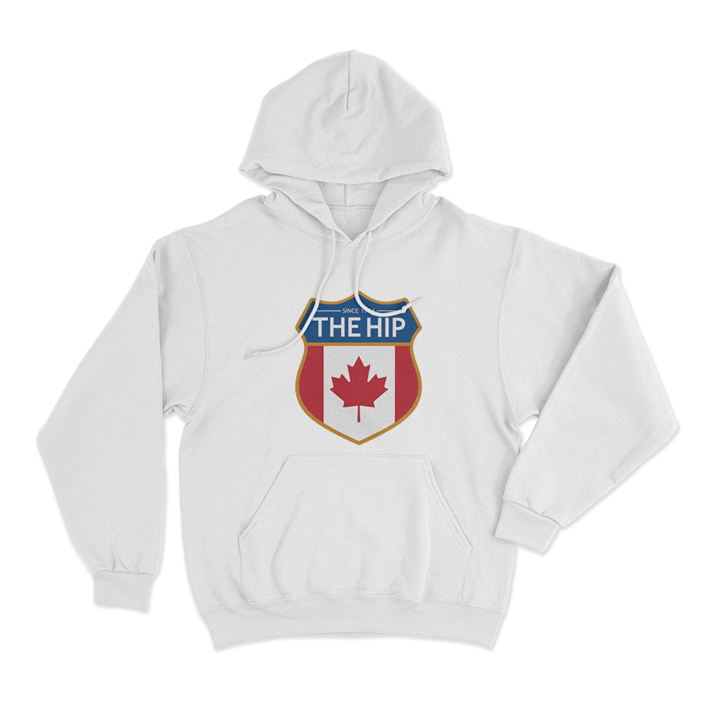 The Hip Crest Unisex Hoodie White The Hip Crest Unisex Hoodie White