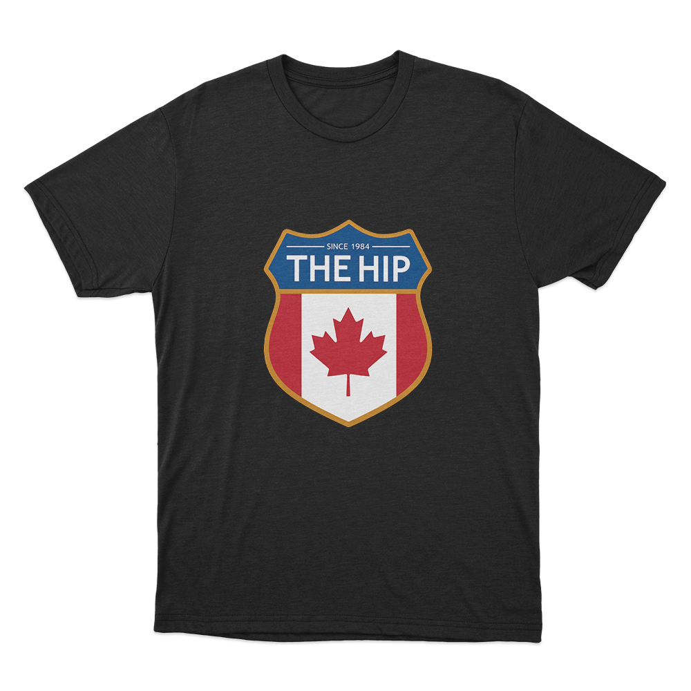 The Hip Crest Unisex T Shirt Black The Hip Crest Unisex T Shirt Black