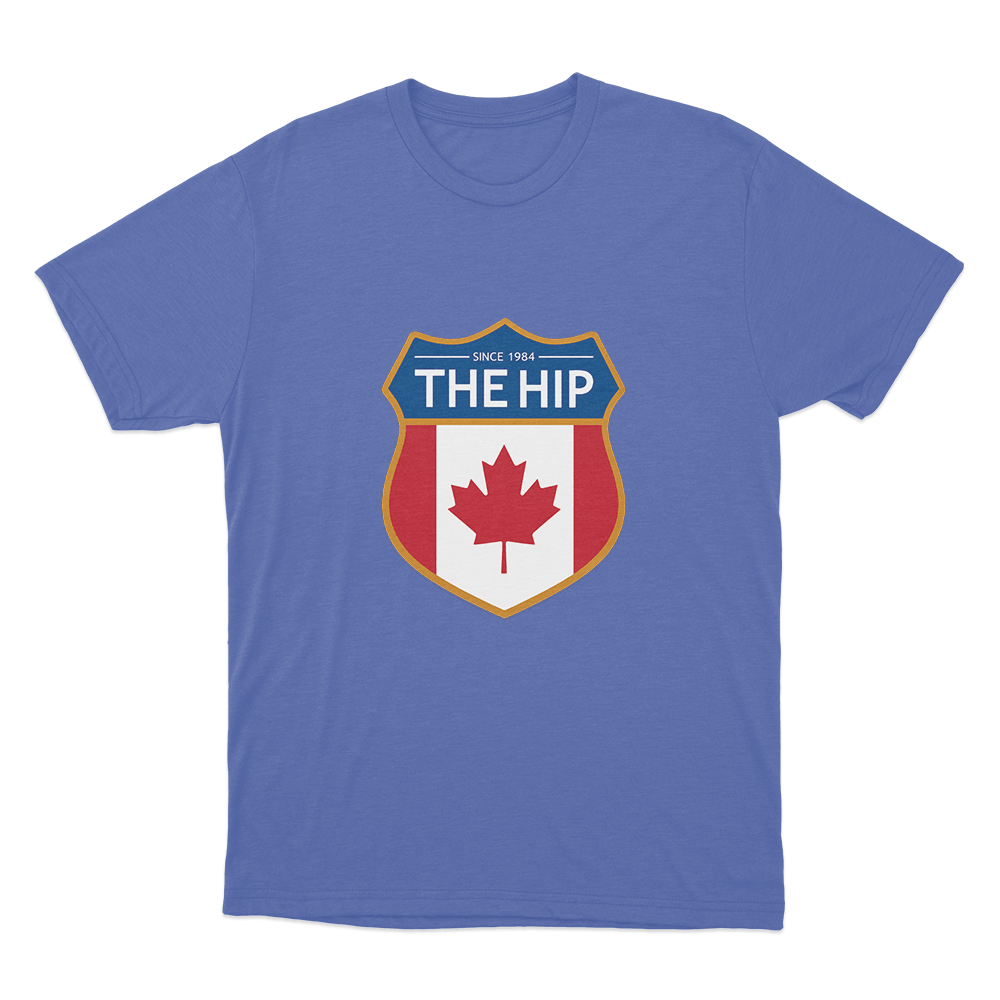 The Hip Crest Unisex T Shirt Blue The Hip Crest Unisex T Shirt Blue