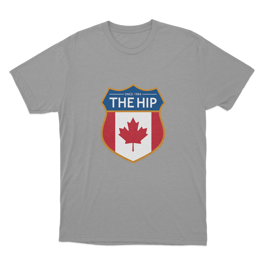 The Hip Crest Unisex T Shirt Grey The Hip Crest Unisex T Shirt Grey