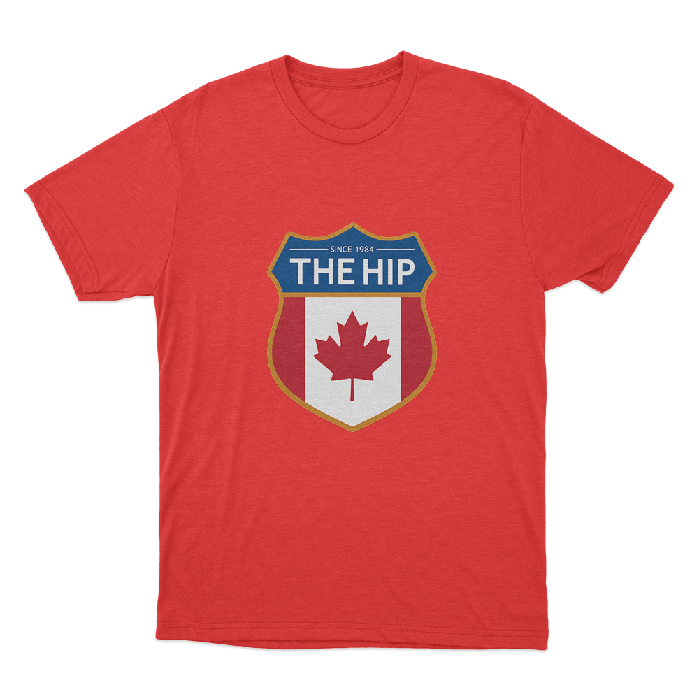 The Hip Crest Unisex T Shirt Red The Hip Crest Unisex T Shirt Red