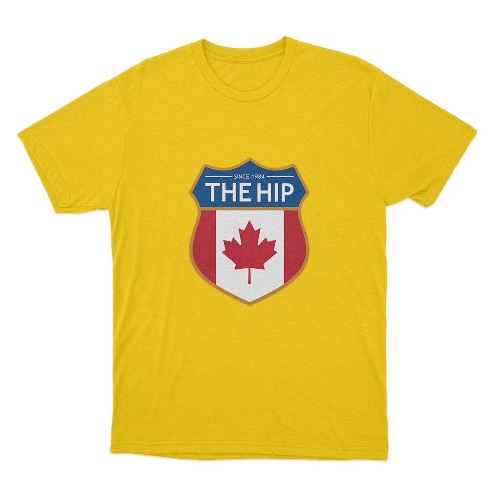 The Hip Crest Unisex T Shirt Yellow The Hip Crest Unisex T Shirt Yellow
