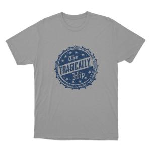 The Tragically Hip Bottle Cap Unisex T Shirt Grey