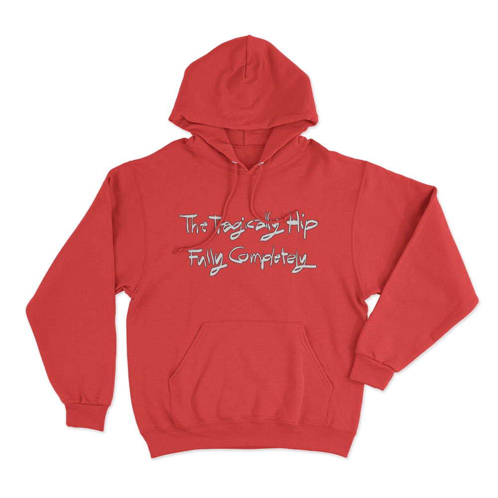 The Tragically Hip Fully Completely Unisex Hoodie Red The Tragically Hip Fully Completely Unisex Hoodie Red