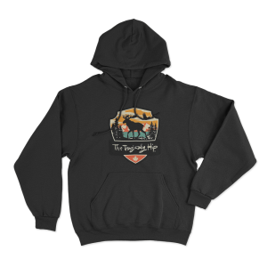 True Nature Series Moose Unisex Hoodie Black