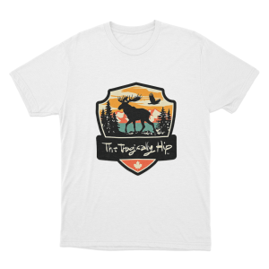 True Nature Series Moose Unisex T Shirt White
