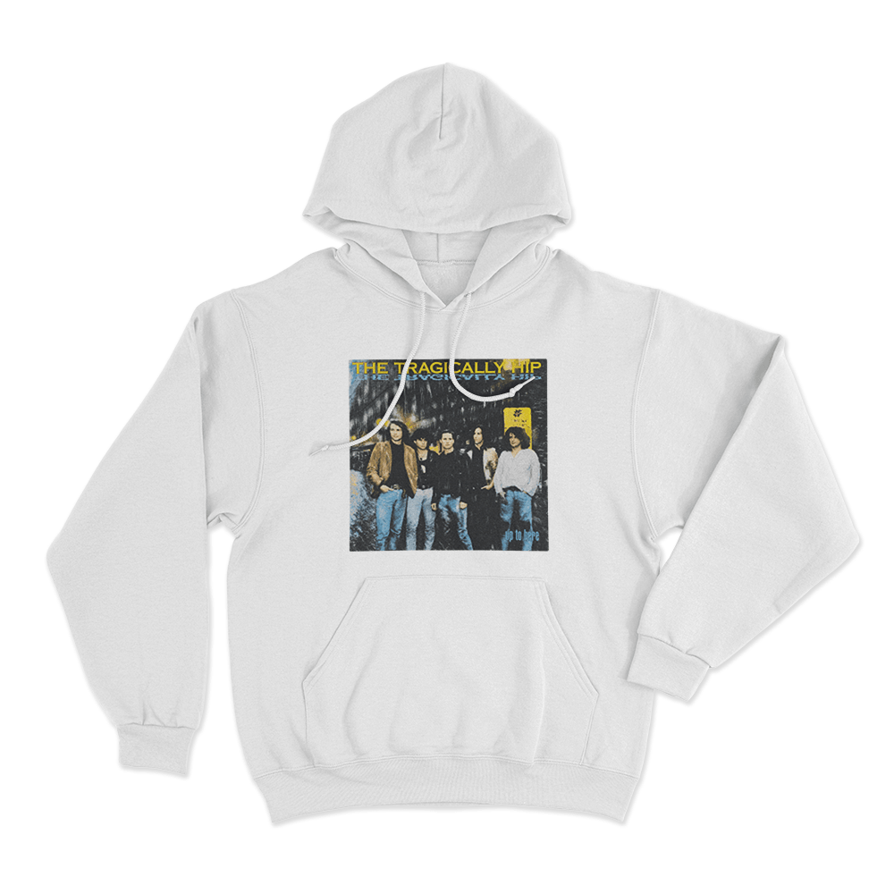 Up To Here Unisex Hoodie White Up To Here Unisex Hoodie White